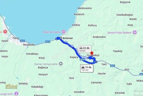 Fatsa Yassıbahçe Mah. 1372 M2 Satılık Arsa