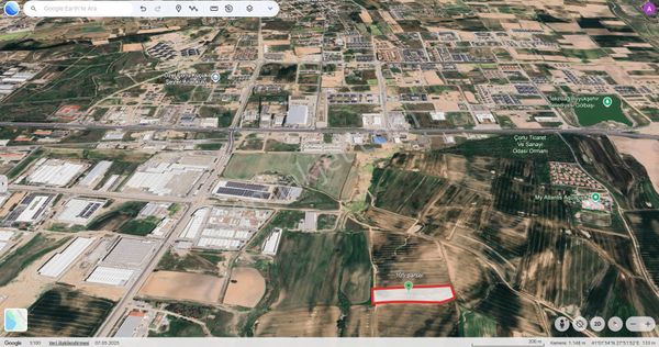 Çorlu Türkgücü Mahallesi Muhteşem Konumda 11.600 M2 Satılık Arsa