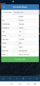 Kocaeli Kandıra Fındık Bahçesi Satılık