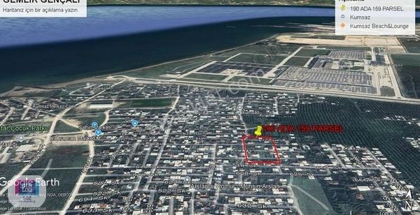 Gemlik Gençali Villalar Bölgesinde Yatırıma Uygun 272 M² Tarla