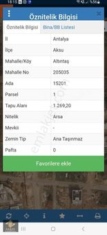 Akbay'dan Altıntaş'ta 40'lık Yola Cepheli 1269m2 Köşe Parsel