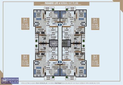 Erkmenin Yükselen Projesinde Devren Satılık 3+1 Daire Hissesi!