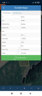 Bursa Nilüfer Badirga Mahallesi Satılık 1509 Mt2 Tarla