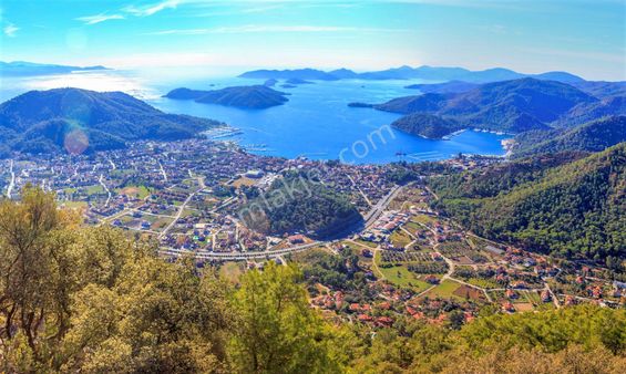 Fethiye Göcek Gökçeovacık'ta Satılık, Deniz Manzaralı, 11.650 M2 Tarla