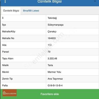 Delta Göktürk'ten Çanakçı'da Ana Yola Yakın, Yatırımlık Tarla