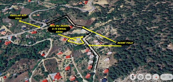 E.gökal Çamlıyayla Fakılar Da İmarlı 1832 M2 Satılık Arsa !