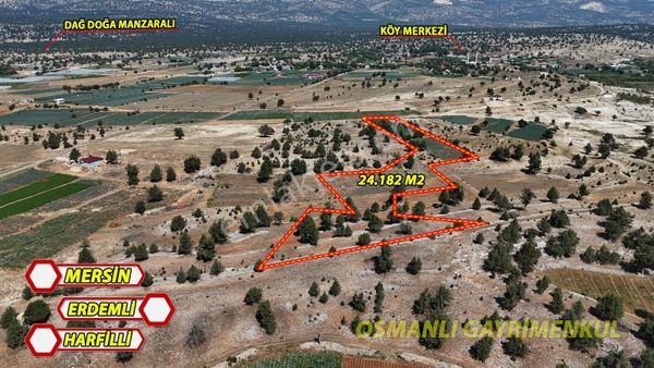 ✅erdemli Harfilli Satılık 24181 M2 Tarla