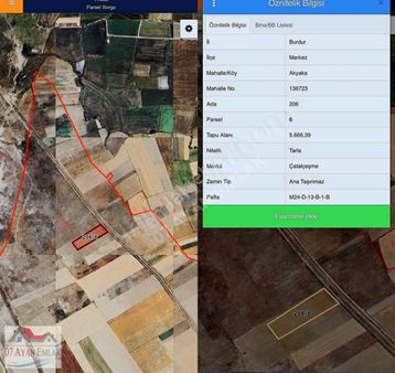 Akyaka Köyünde Yol Su Mevcut Meraya Sınır Konumda 5600m2