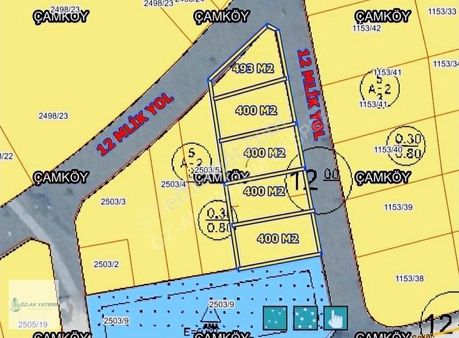 Öz-ak Tan Muhteşem Yatırım Fırsatı!! 400 M2lik Villalık Arsalar