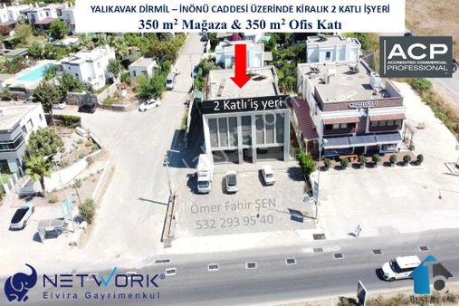 Yalıkavak İnönü Caddesi Üzerinde Kiralık 2 Katlı Bina 700 M2