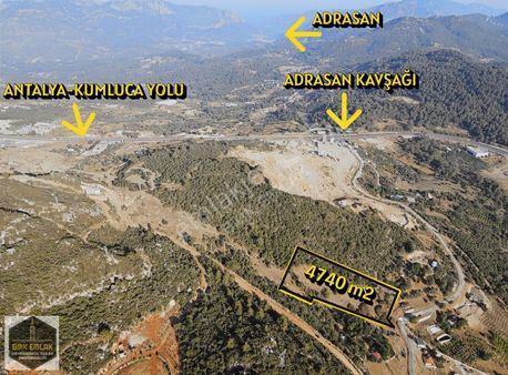 Bmk'dan Antalya Kumluca Belen'de Deniz Manzaralı Yola Sıfır Arsa