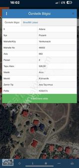 Pozantı Selçuk Emlaktan Yapıtaş Mev. 526 M2 Sat.arsa