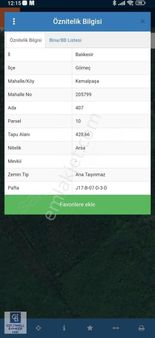 Cb Fark'tan Gömeç Kemalpaşa Mahallesinde İmarlı Arsa