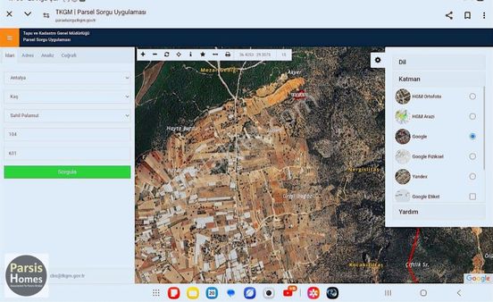 Sahil Palamut Mevkiinde Saklıkent Cennet Merkezine 6 Km Mesafede