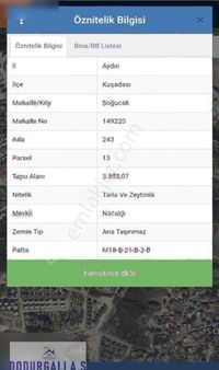 Satılık Uygun Fiyat Hobi Bahçesi Acıpayam Dodurga'da