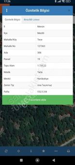 Fume'den Tecede Yatırımlık Tarla