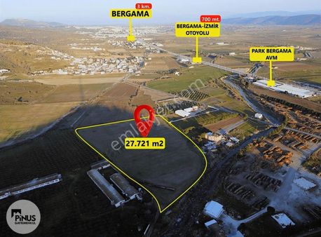 Pinus Gayrimenkul'den// Tepeköy Mevki 27.721 M2 Yatırımlık Tarla