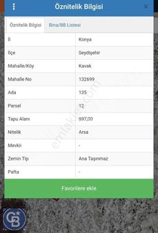 Seydişehir Kavak Mahallesi'nde Satılık Termal Arsa.