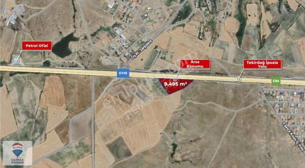 Edirne İpsala D100 Londra Asfaltı Üzeri Benzin İstasyonu Arsası