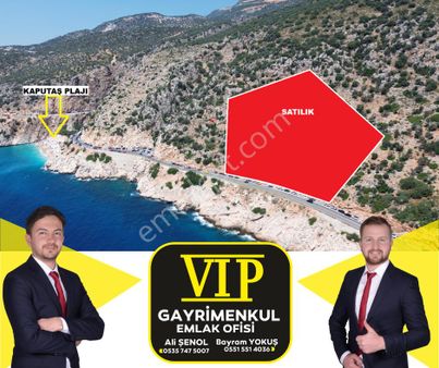Kaş Kaputaj Plajı Yanı Denize Sıfır Eşi Benzeri Olmayan Arazi