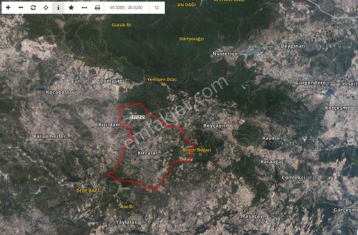 Turyap Göztepe Den Çanakkale Lapseki De 8591m2 Arsa