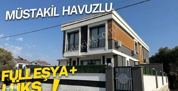 Didim Hisar Liman Yolunda Müstakil Havuzlu Full Eşyalı Sıfır 3+1 Valizini Al Gel Villası