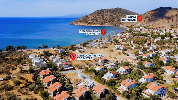 Dikili Denizköy Eşsiz Deniz Manzaralı Satılık Arsa *500m2*