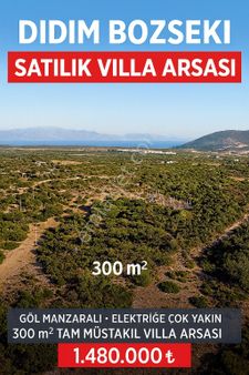 Didim Bozsekide Göl Manzaralı Villa Arsası 300m2
