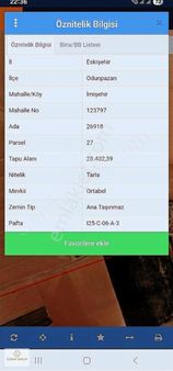 Eslider Emlaktan Yatırımlık İmişehir De Tarla