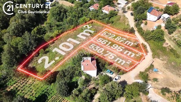 C21 Cius; Haydariye Yola Cephe 4 Bitişik Parsel Müstakil Tapu Satılık İmarlı Arsa