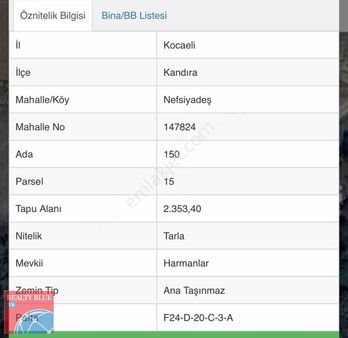 Kocaeli Kandıra Da Mükemmel Konumda Yola Cepheli 0/40 İmarlı