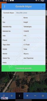 Artı'dan İnegöl'de Satılık Kıymetli Arazi