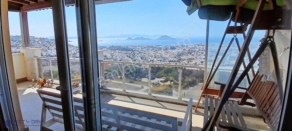 Bodrum Turgutreis Eşyalı, Full Deniz Manzaralı Kiralık Daire