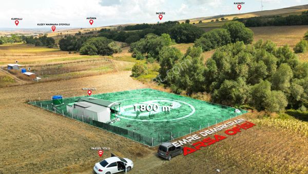 Gazitepe'de İçinde Yapısı Hazır Çevrili 1.800 M² Satılık Tarla