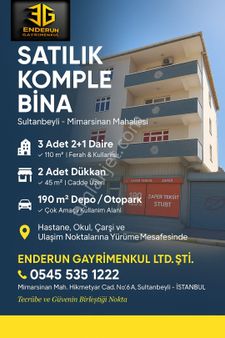 İstanbul Sultanbeyli Mimarsinan Da Acil Satılık Lüx Otopark / Garajlı Bina