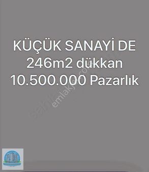 Küçük Sanayi De 246m2 Satılık Dükkan