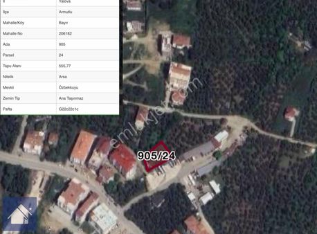 *mükemmel Konum*5 Kat %40 Konut İmarlı*555 M2*kupon Arsa