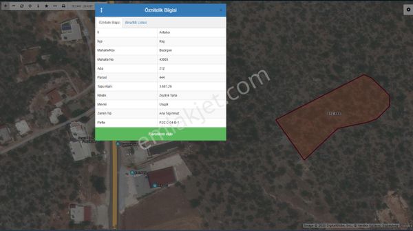 Kaş Bezirgan’da 670 M² Satılık Zeytinlik Hissesi – Deniz & Doğa Manzaralı Yatırım Fırsatı