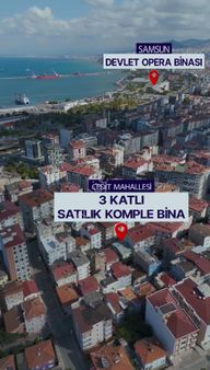 Evim-nur'dan Liman Mh 152m2 Arsa İçerisinde 3 Katlı Doğalgazlı Komple Satılık Bina (5 Kat İmarlı)