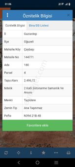 Oğuz Eli Çaybaşinda Satılık Arsa