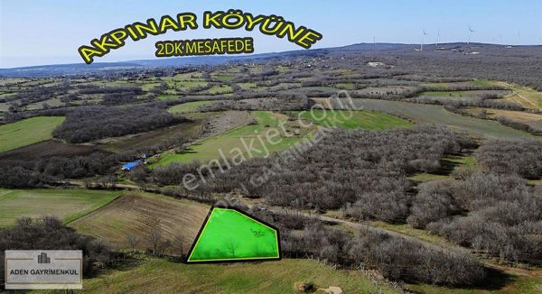 Vize Akpınar Müstakil Tek Tapu Orman Cephe 1.011 M2 Tarlamız!!