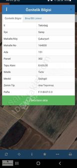 Tekirdağ Saray Çukuryurtta 8.600 M2 Tektapu Tarla