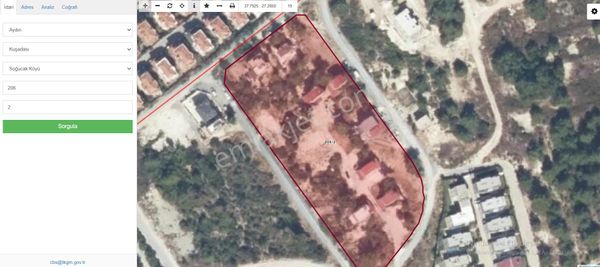 Aydın Kuşadası Soğucakta 3 Kat İmarlı Kooperatif 2 Adet Kooperatif Hissesi