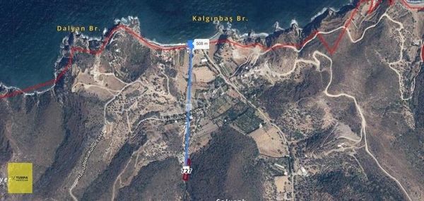 Karaburun Sarpıncık Deniz Manzaralı Satılık Tarla