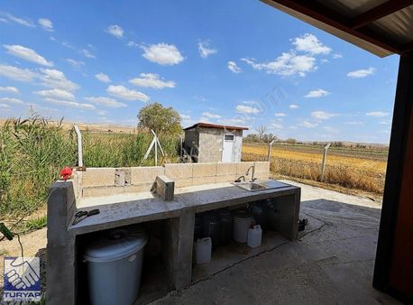 Temelli Beyobasında 500 M² Bahçe İçinde Prefabrik Evli Satılık