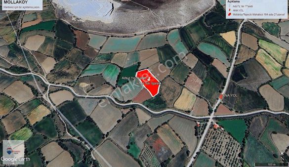 Remax Dem'den Mollaköy Köyünde Satılık Sulu Tarla
