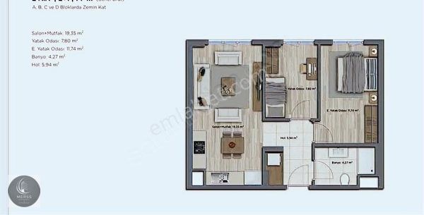 Sultanbeyli Suryapı İlkbaharda Satılık 2+1 Daire