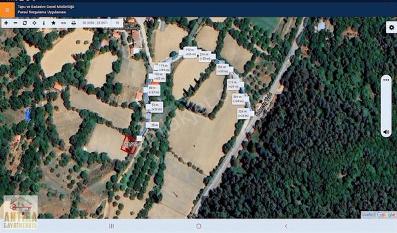 Antika Gayrimenkulden Bozdağ Ovacık Mah. İmarlı 523 M² Arsa