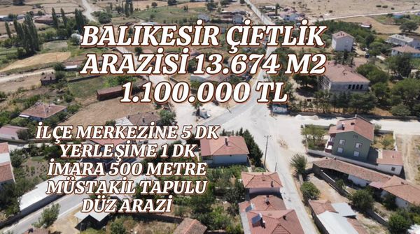 Balcity'den Balıkesir Balya Kayalar 'da Muhteşem Fırsat Arazi!!