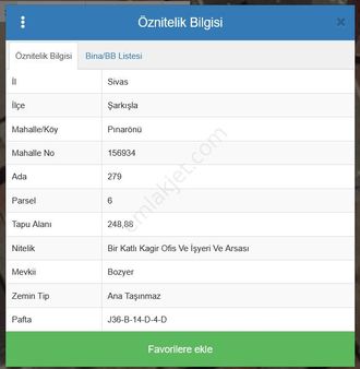 Şarkışla Hsk Rönesans Emlaktan Satılık 2 Adet Dükkan